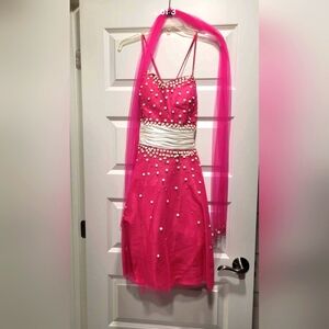 NB by Ronny Bodarth hot pink cocktail dress for Juniors